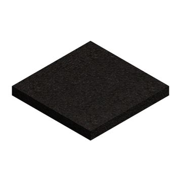 Rubber onderlegger 100x100x10mm