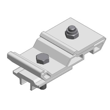 Alu klem cross-rail Side++ met inleg