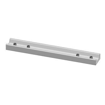 Alu koppelstrip voor inleg profiel