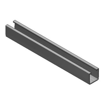 Alu trapezium profiel L=440mm + EPDM