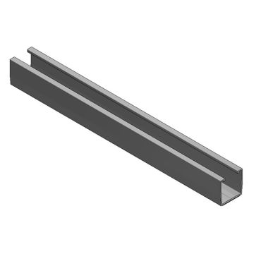 Alu trapezium profiel L=480mm + EPDM