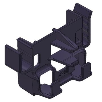 Kst. einddop ValkPitched Trapezium - zwart