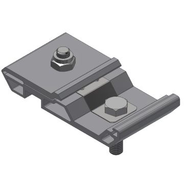 Alu klem optimizer/micro - inleg profiel