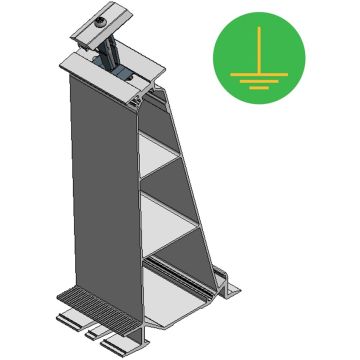 Alu achter voet ValkPro+ L15° midden