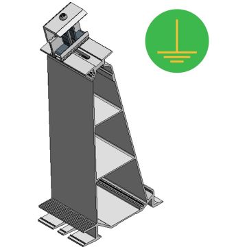 Alu achter voet ValkPro+ L15° zijkant