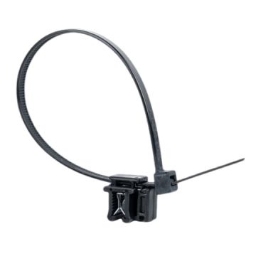 Clip with cable tie attachment.For profile thickness 3.0-6.0