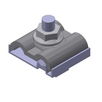 Rvs. Aardingsklem M8