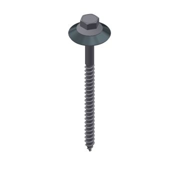 Rvs golfplaatbout FIS systeem 7x150mm