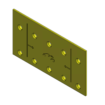 Plastic shim 3mm for Strongline Heavy Duty roof hook