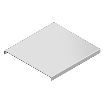 Verz deksel draadgoot b=150 L=2000mm
