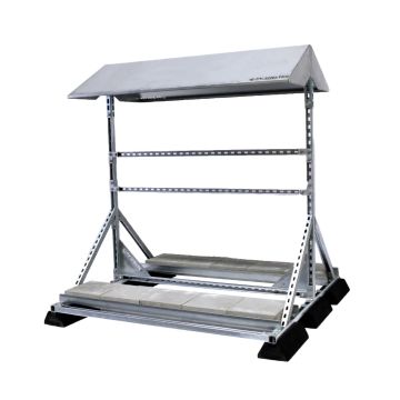 PVshelter floor B2B inverter frame