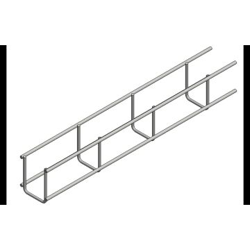 Zink- mag deksel draadgoot b=400 L=2000mm