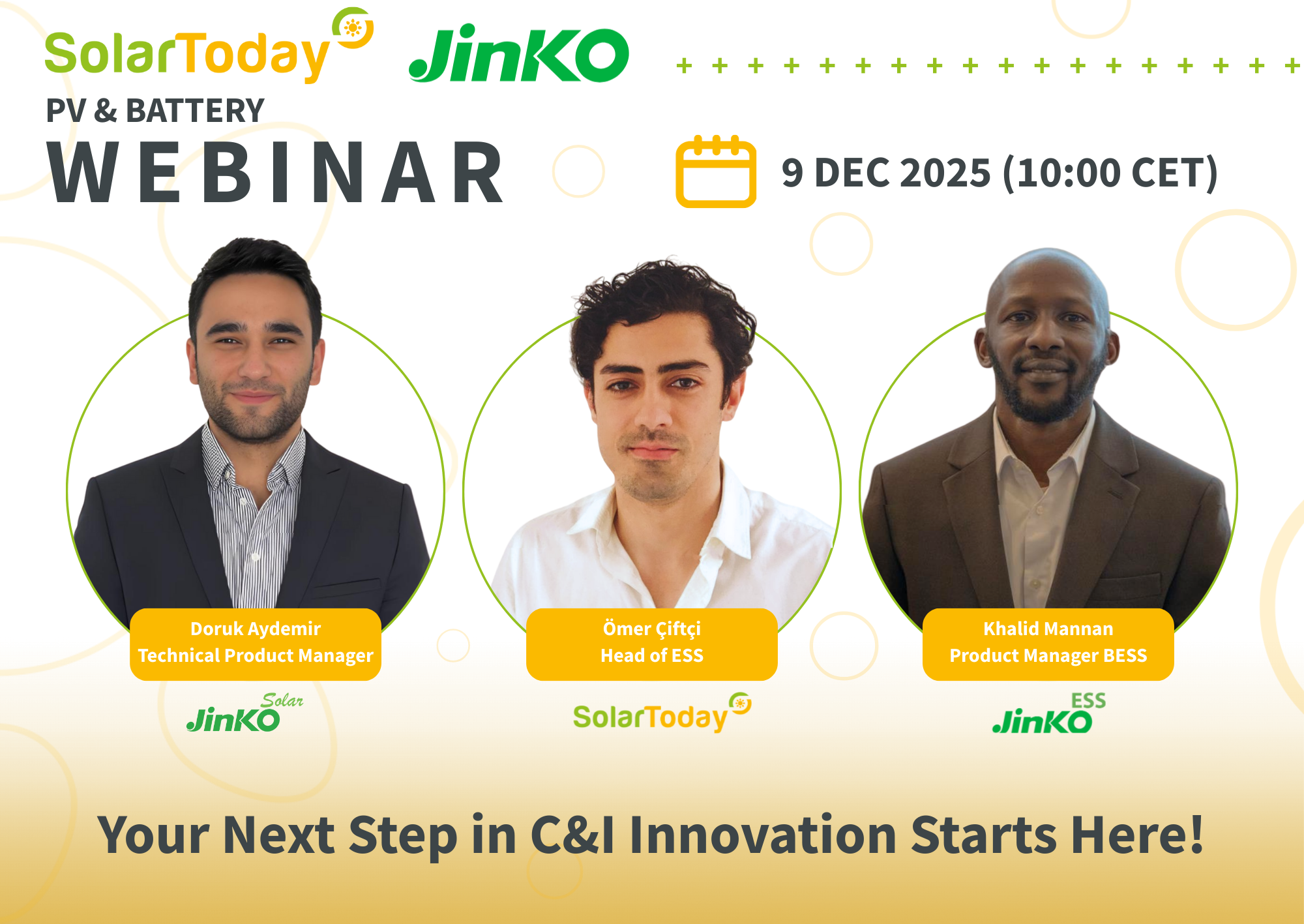 Jinko x SolarToday Webinar 