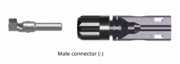Canadian Solar originele T4 connector - man